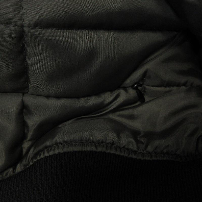未使用 ANDFAMILYS アンドファミリー スポーツジャケット JK-2510825 Nylon Sports Jacket スタジャン ブラック 黒 L 71015840 未使用 ANDFAMILYS アンドファミリー スポーツジャケット JK-2510825