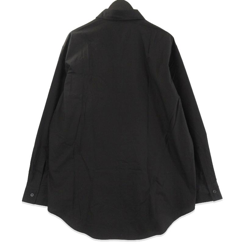 Ground Y ブラック 長袖シャツ 美品 Ground Y グラウンドワイ 長袖シャツ GT-B20-020 Entry Basic