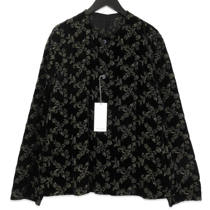 未使用 HEUGN ユーゲン Jonas French Velvet Blouson SHIRT120 ノー