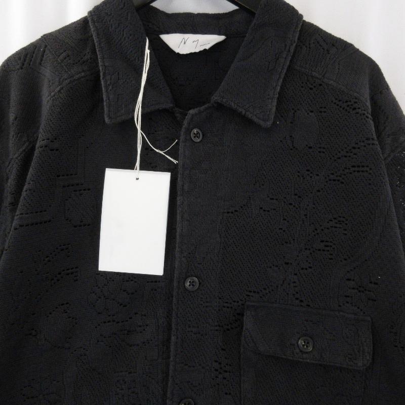 未使用 ANCELLM アンセルム AGING LACE WORK SHIRT ANC-SH81-B