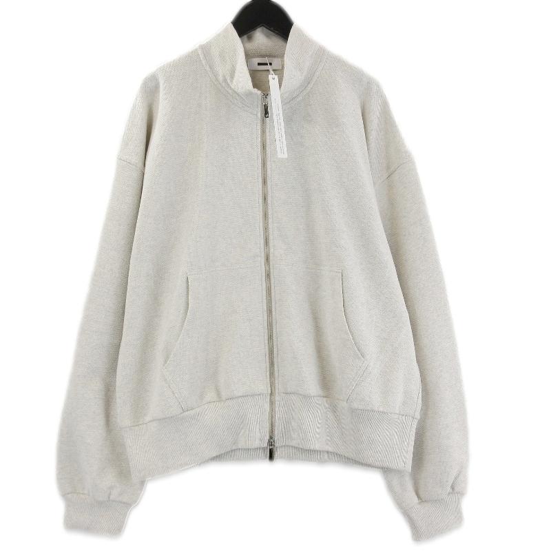 未使用 REVERBERATE リバーバレイト TRACK JACKET REV-26SS-RB33 トラックジャケット 鹿の子 OATMEAL グレー 3 71015895 未使用 REVERBERATE リバーバレイト TRACK JACKET REV-26SS-RB33