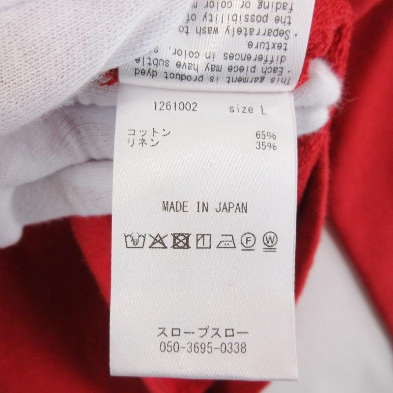未使用 Slopeslow スロープスロウ FOOTBALL TEE 1261002 フットボールT 