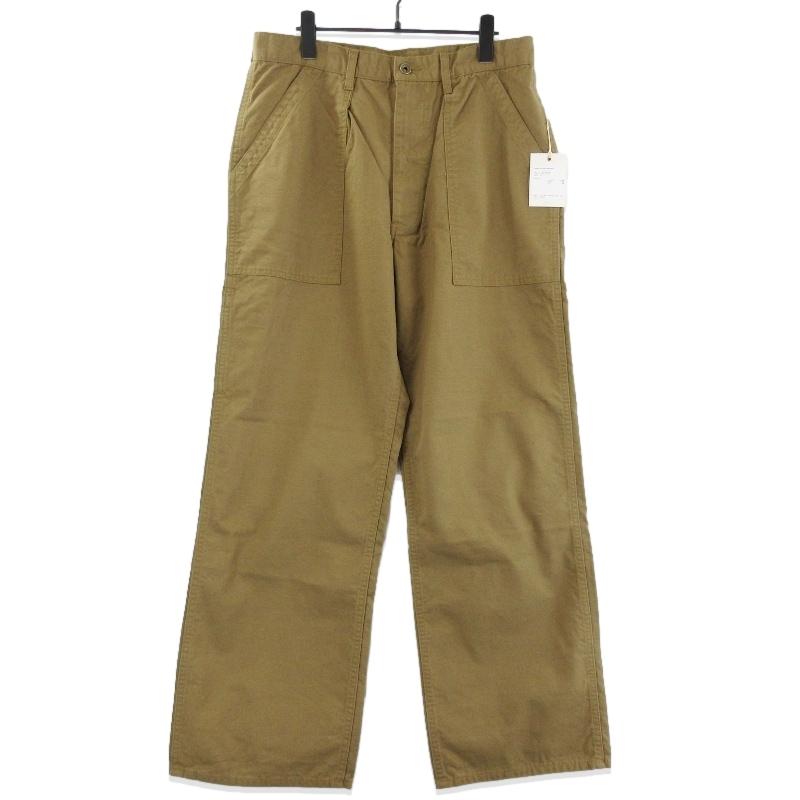 未使用 ULTERIOR アルテリア ウォッシュドコットンレーヨンシルクダックワークパンツ UPT74-LA230 KHAKI BEIGE カーキ 5 71015908 未使用 ULTERIOR アルテリア ウォッシュドコットンレーヨンシルク