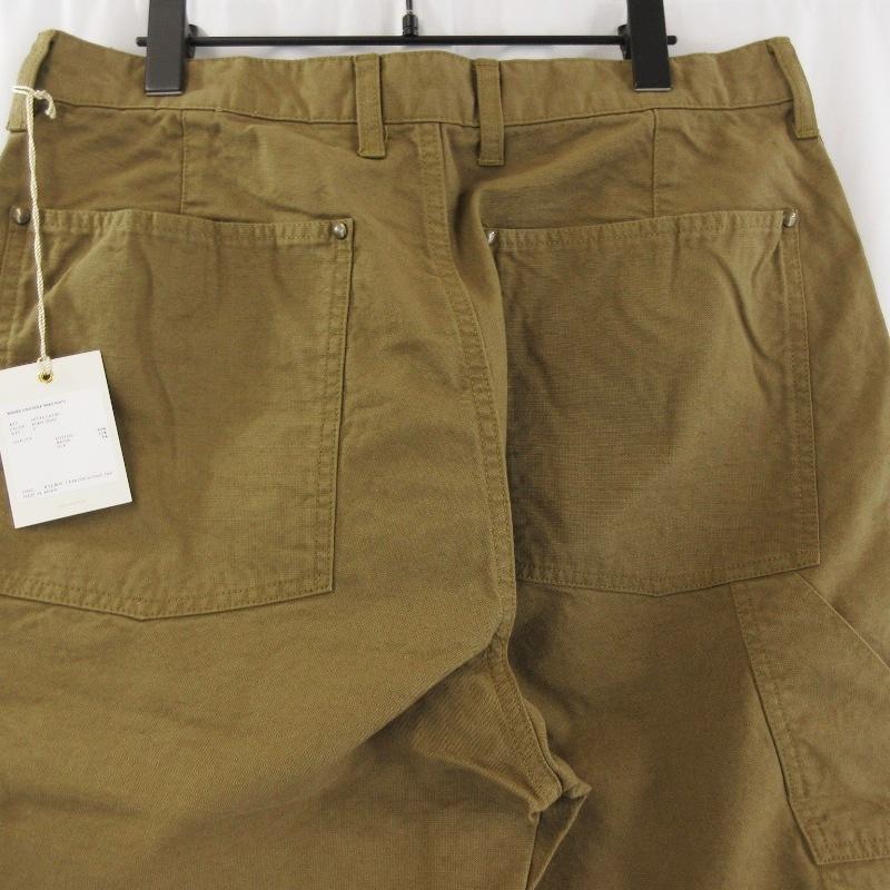 未使用 ULTERIOR アルテリア ウォッシュドコットンレーヨンシルクダックワークパンツ UPT74-LA230 KHAKI BEIGE カーキ 5 71015908 未使用 ULTERIOR アルテリア ウォッシュドコットンレーヨンシルク