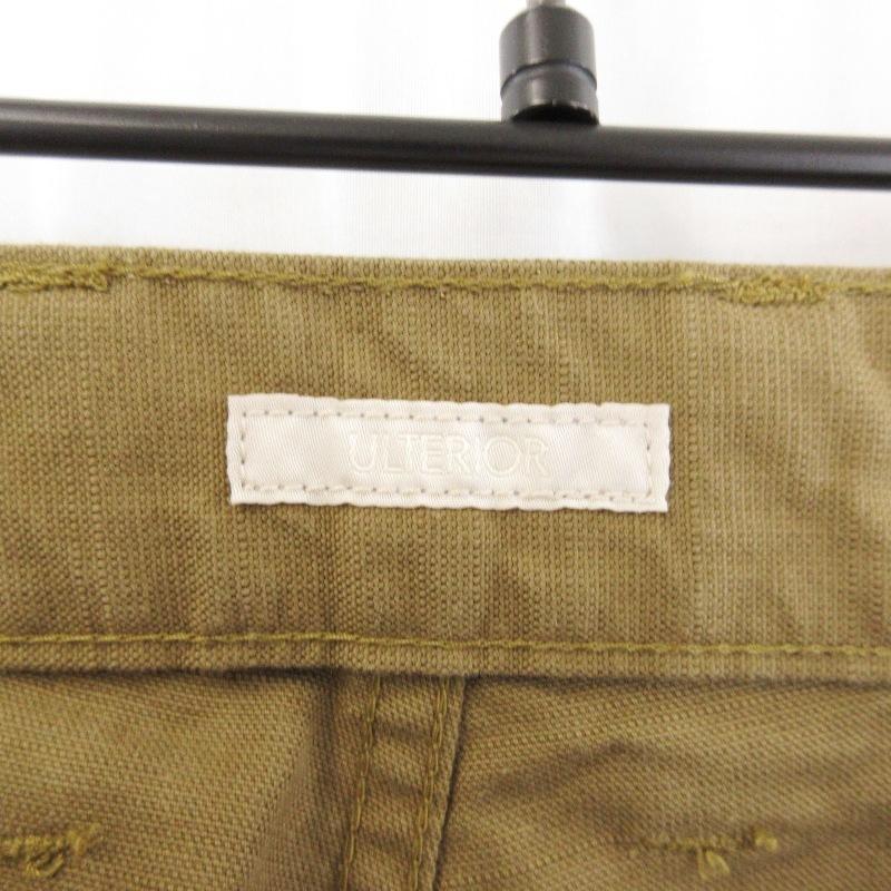 未使用 ULTERIOR アルテリア ウォッシュドコットンレーヨンシルク
