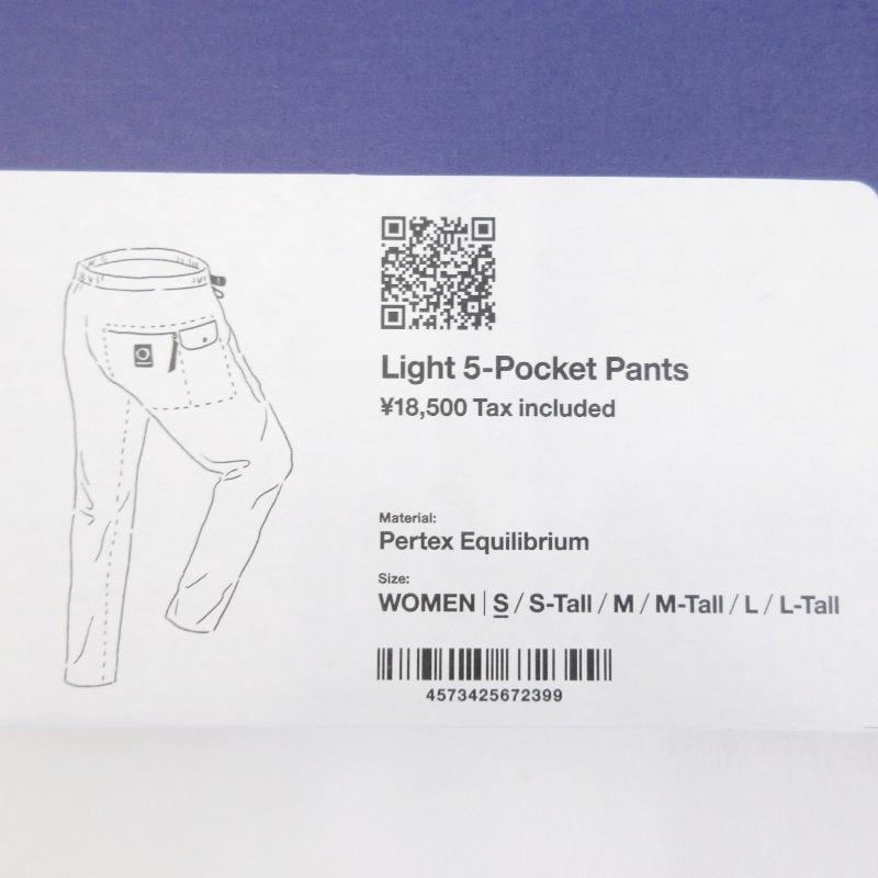 未使用 山と道 ヤマトミチ Light 5-Pocket Pants W's 2026 ライト5