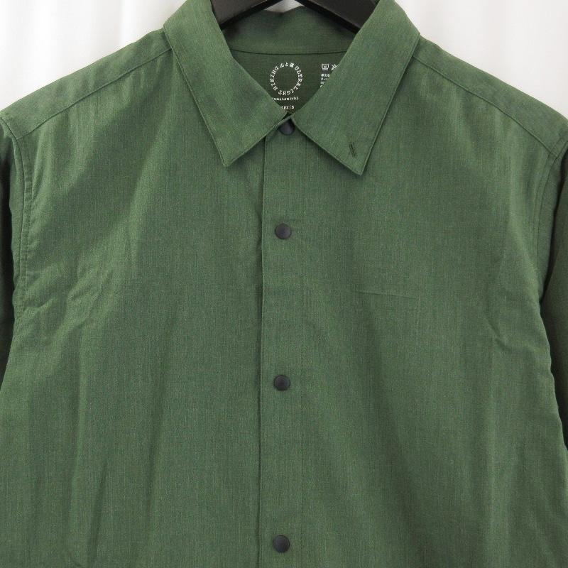 未使用 山と道 ヤマトミチ Bamboo shirt UNISEX 2026 バンブーシャツ長袖シャツ トレイルシャツ Kombu Green S 71016002 未使用 山と道 ヤマトミチ Bamboo shirt UNISEX 2026 バンブーシャツ