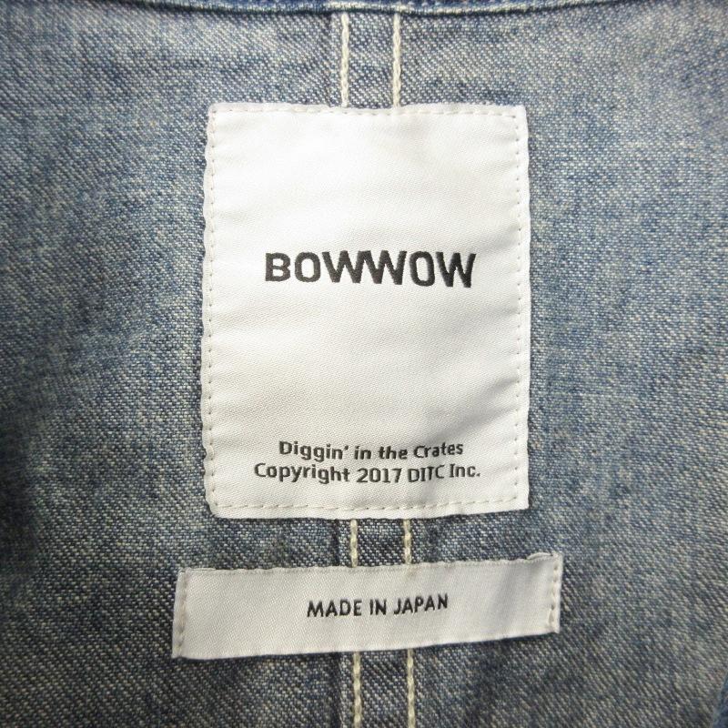 未使用 BOW WOW バウワウ HERITAGE DENIM CHORE COAT AGED BW261-HDCC 