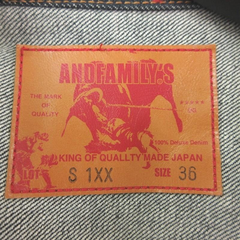 未使用 ANDFAMILYS アンドファミリー デニムジャケット JK-1901548