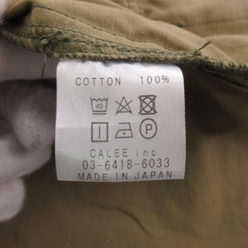 CALEE 未使用 キャリー 19AW ミリタリージャケット CL-19AW013 Tiger 