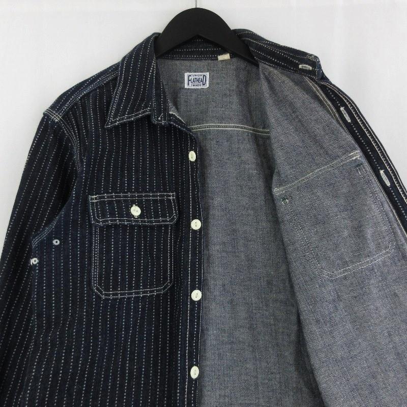 The Flat Head フラットヘッド 長袖ワークシャツ ウォバッシュ 