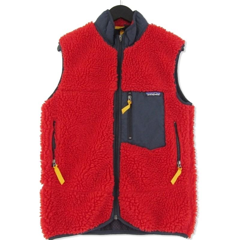 PATAGONIA パタゴニア レトロx ベスト 65561 キッズ フリースベスト 赤