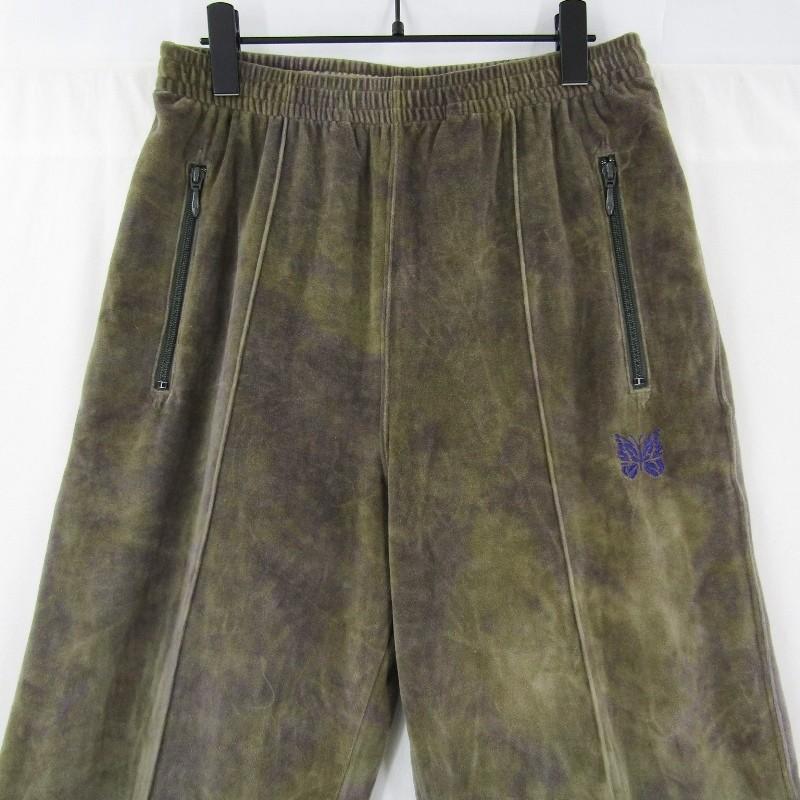Needles ニードルス TRACK PANT C/Poly Velour Uneven Dye EJ206
