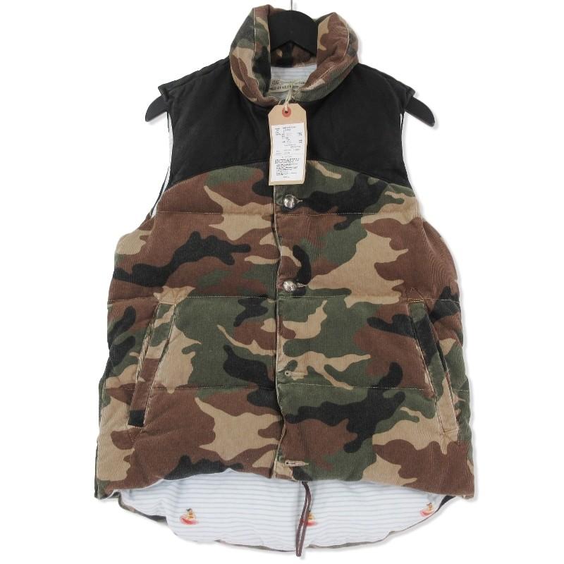 レミレリーフ　ビームス 別注カモフラダウンベスト 2025年最新】レミレリーフ 迷彩 ダウンベストの人気アイテム