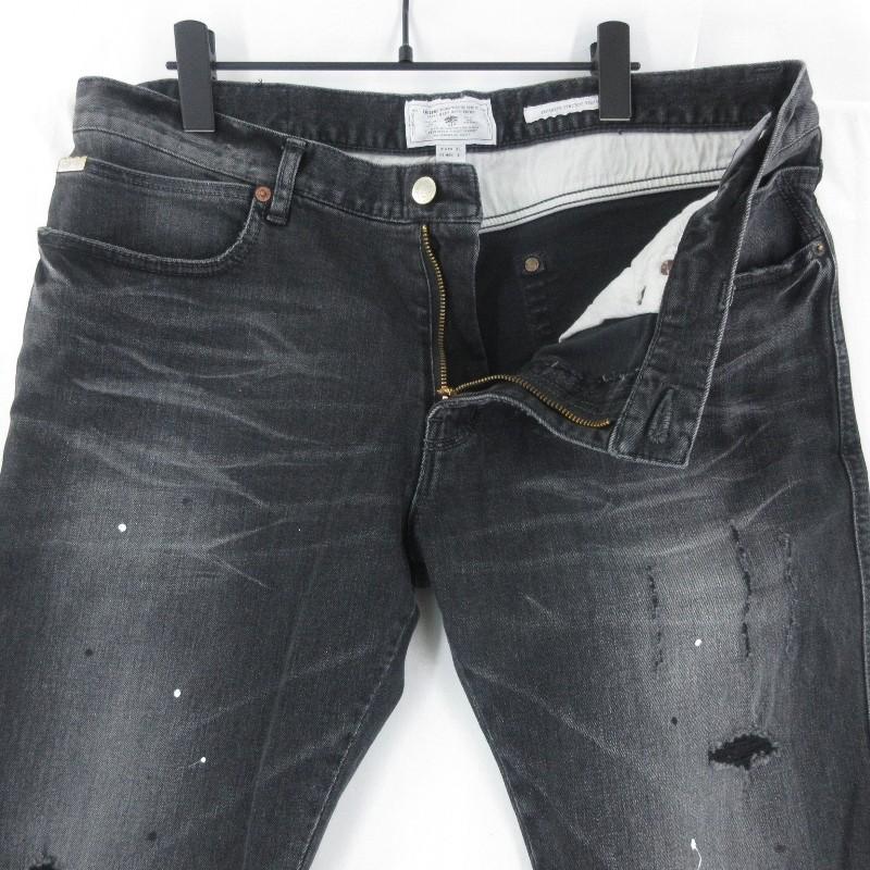 美品 CRIMIE クライミー デニムパンツ C1H5-BFPT-05 BORN FREE BLACK 