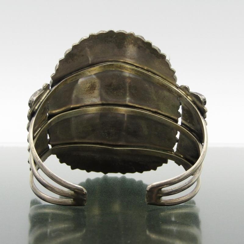 良品 Navajo ナバホ族 バングル ターコイズ クラスター S作
