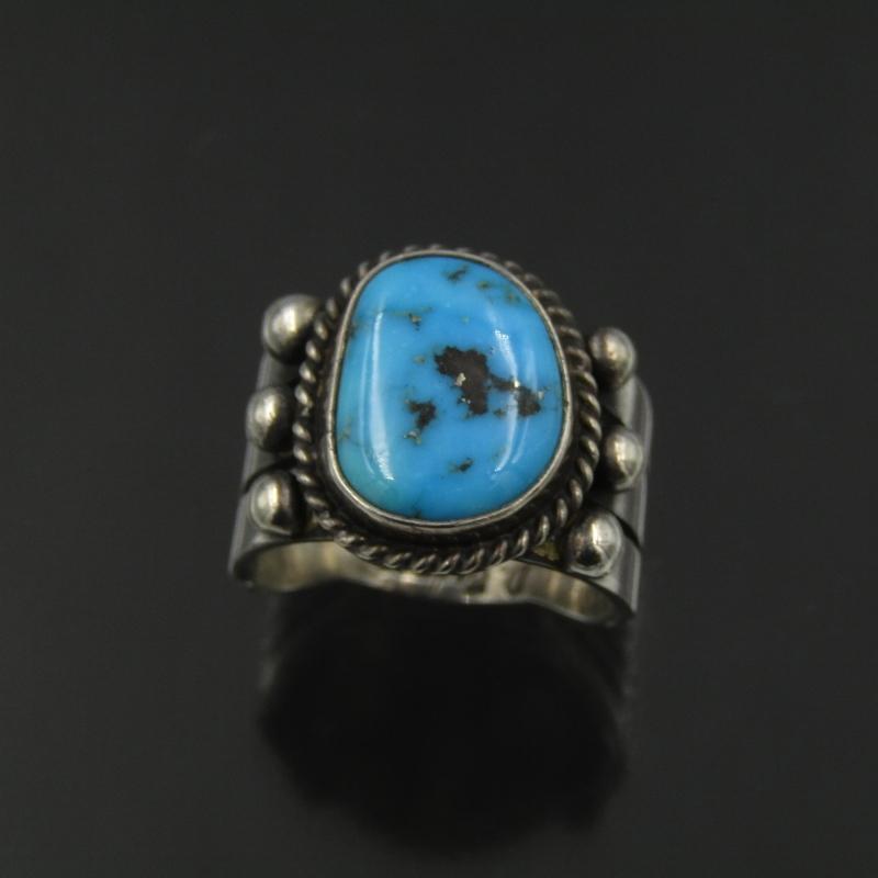 D.Cadman スターリングシルバー ナバホ族 ターコイズ リング