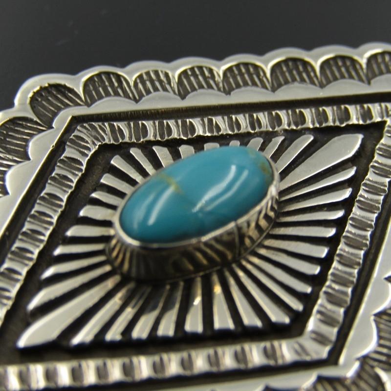 良品 Rick Martinez ナバホ族 ペンダント ひし形 リックマルチネス