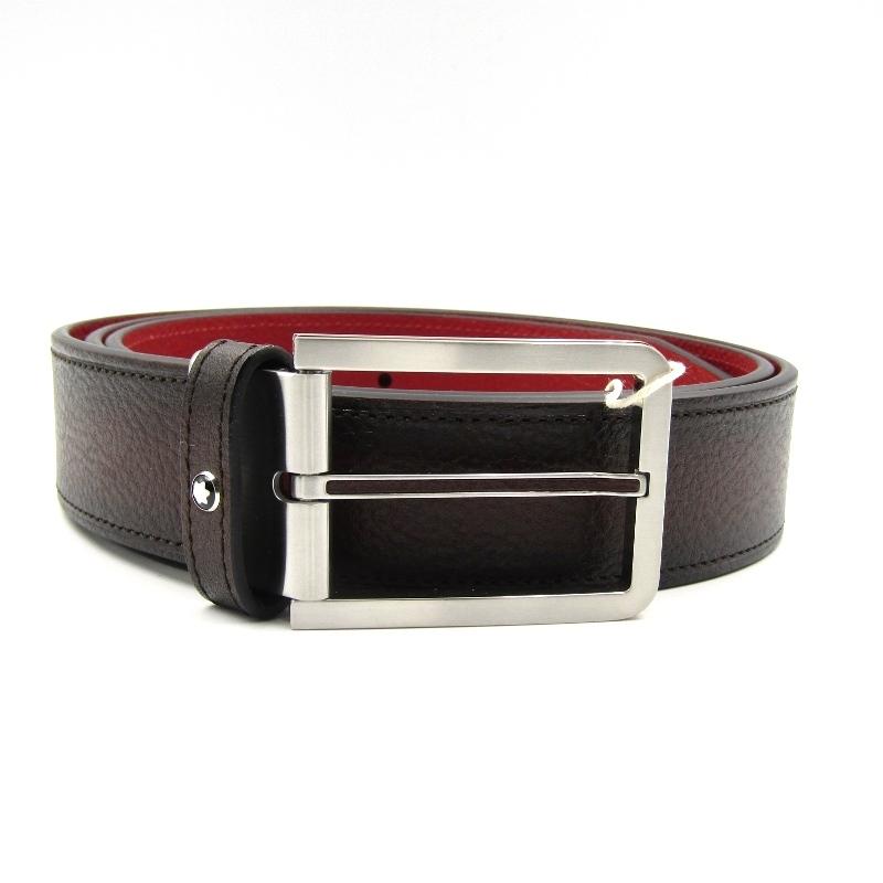 未使用 MONTBLANC モンブラン ベルト MB126036 レクタンギュラー型