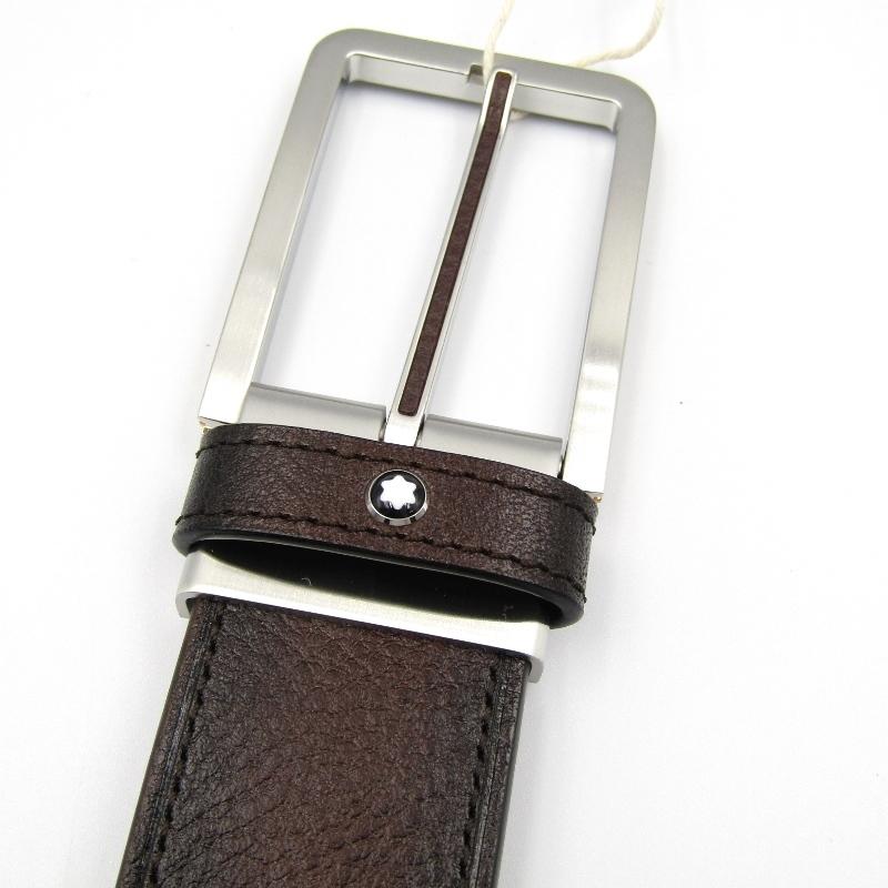 未使用 MONTBLANC モンブラン ベルト MB126036 レクタンギュラー型
