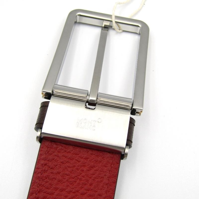 未使用 MONTBLANC モンブラン ベルト MB126036 レクタンギュラー型