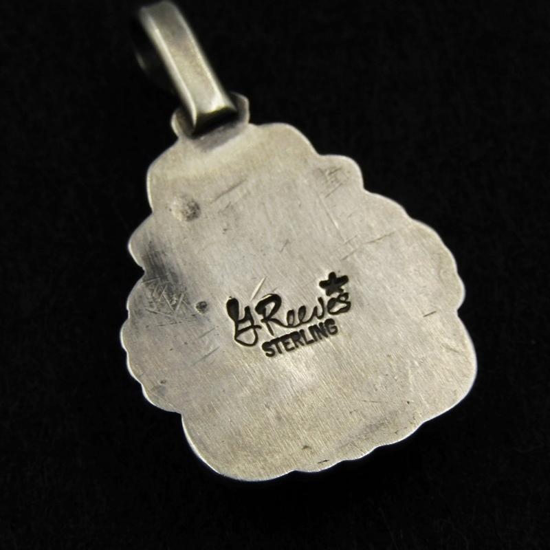 Navajo Gary Reeves ペンダントトップ　ターコイズ　ビズビー ナバホ族：Gary Reeves ターコイズ ペンダント トップ - PINE
