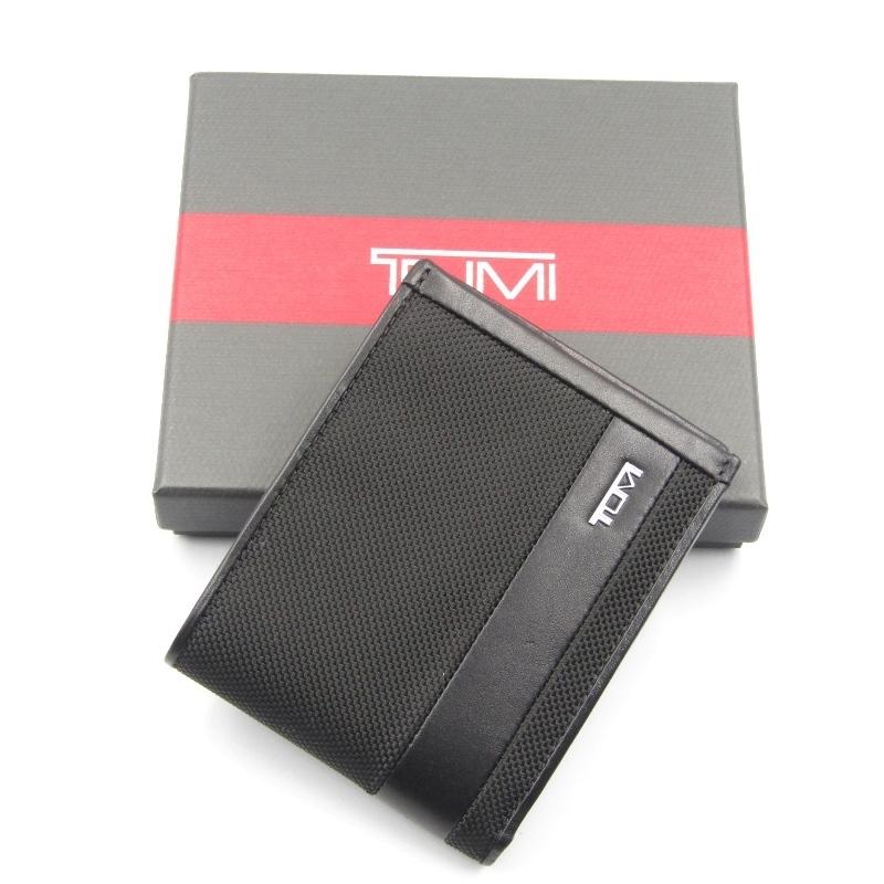 TUMI 未使用 トゥミ 二つ折り財布 ALPHA SLG 135615-1041 札入れ 