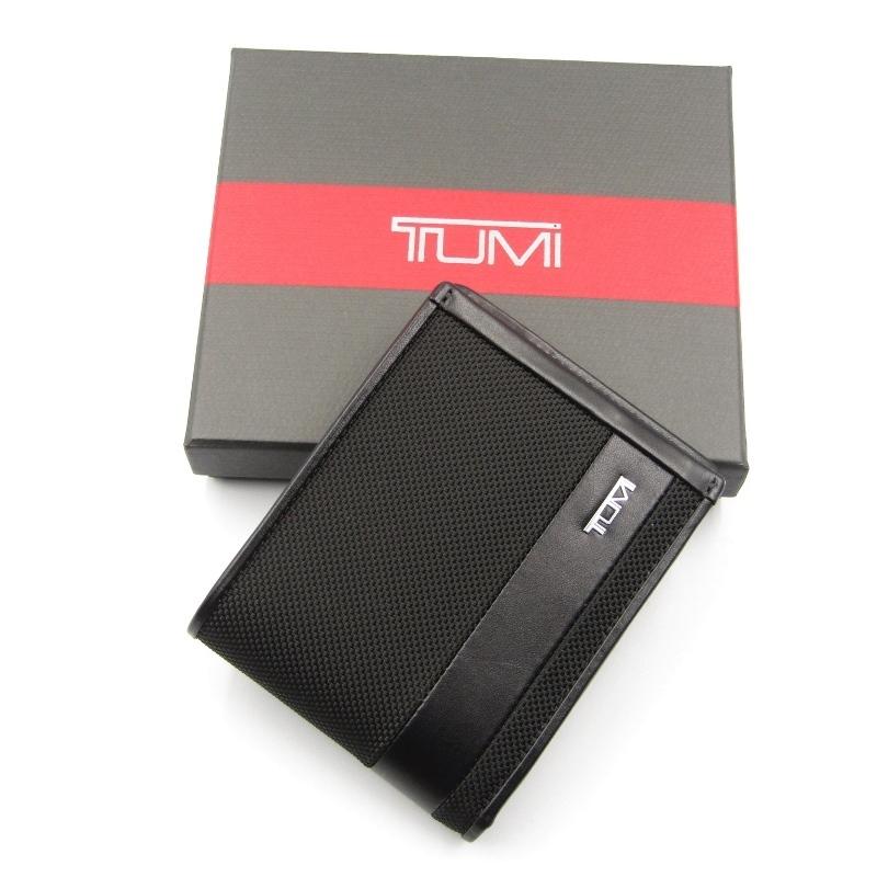 【新品・未使用】TUMI 二つ折り財布 レザー ブラウン NASSAU SLG TUMI 未使用 トゥミ 二つ折り財布 NASSAU SLG 135615-1041 札入れ
