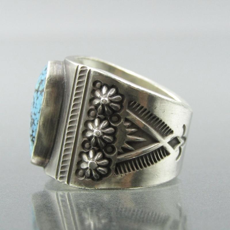 美品 Edison Sandy Smith ナバホ族 リング キングマン アポロ