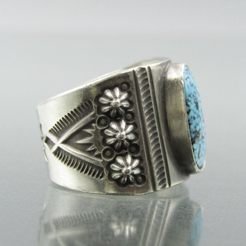 美品 Edison Sandy Smith ナバホ族 リング キングマン アポロ