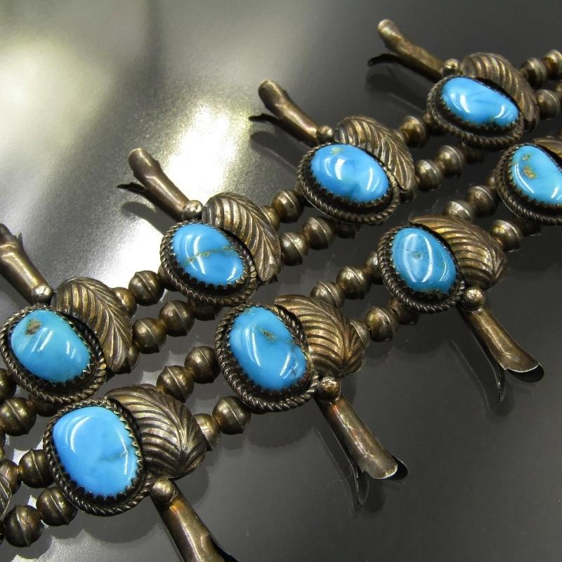 Navajo ナバホ族 ネックレス ナジャ スカッシュブロッサム Navajo ナバホ族 ネックレス ナジャ スカッシュブロッサム