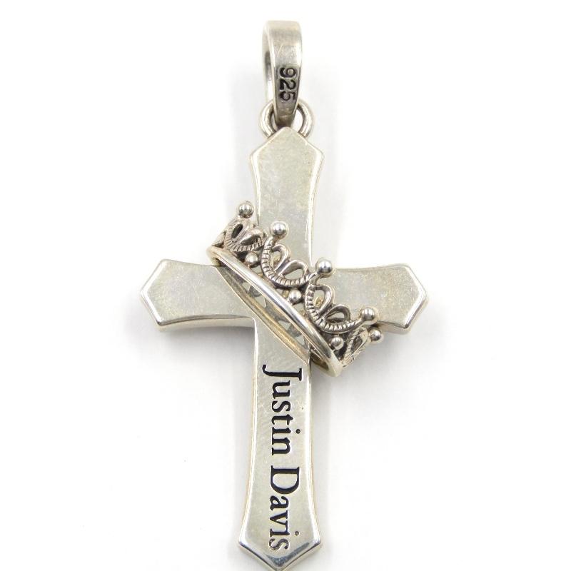 JUSTIN DAVIS ジャスティンデイビス ネックレス SPJ122-1 Cross with  