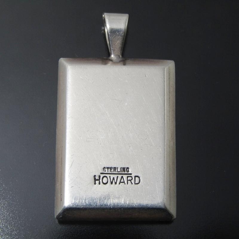 Howard Nelson ナバホ族 ペンダント サンバースト コーラル 赤