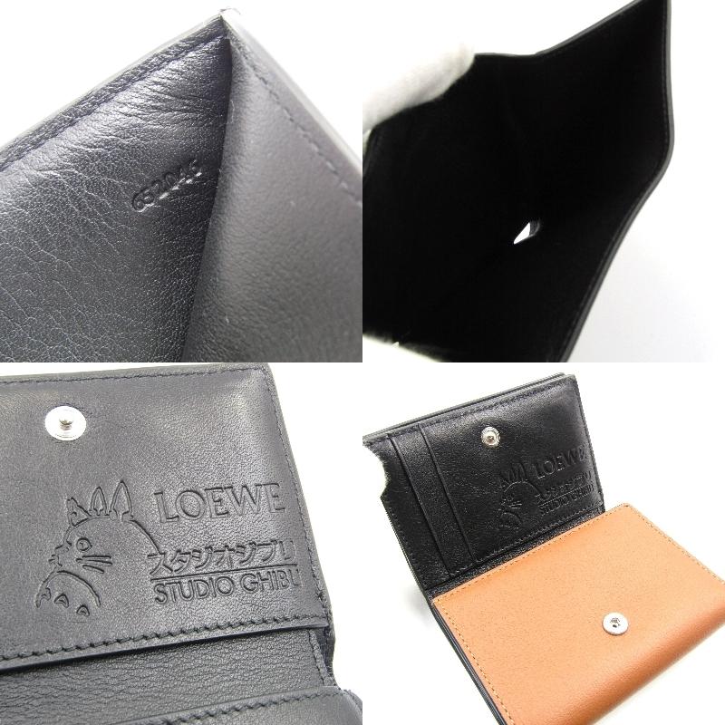 美品 LOEWE × スタジオジブリ ロエベ 三つ折り財布 C643TR2X01 美品 LOEWE × スタジオジブリ ロエベ 三つ折り財布 C643TR2X01