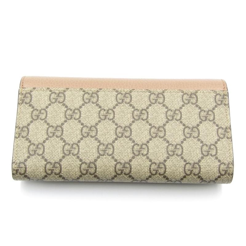 GUCCI 良品 グッチ 長財布 456116 17WAG 5788 GGマーモント レザー  