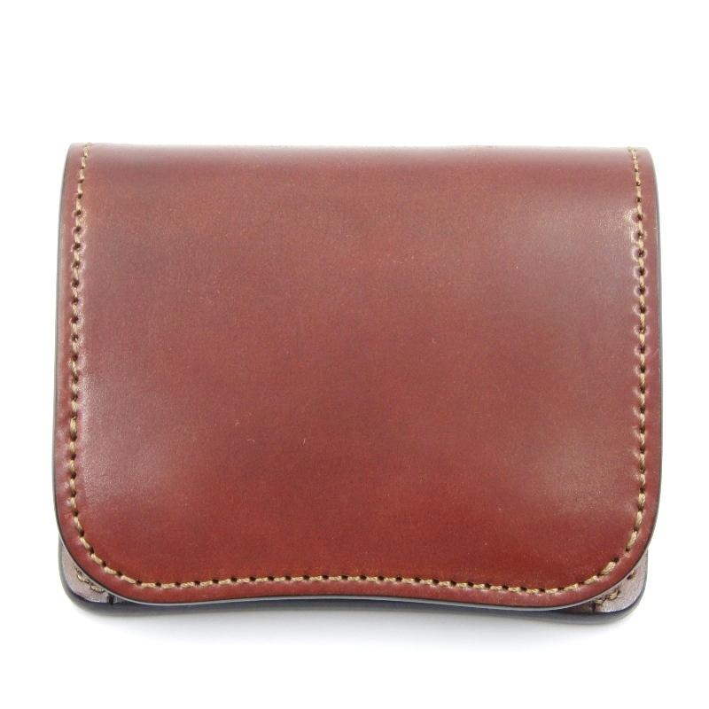 WILDSWANS 未使用 ワイルドスワンズ ミニ財布 シェルコードバン