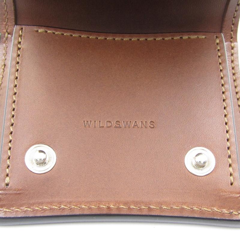 WILDSWANS 未使用 ワイルドスワンズ ミニ財布 シェルコードバン