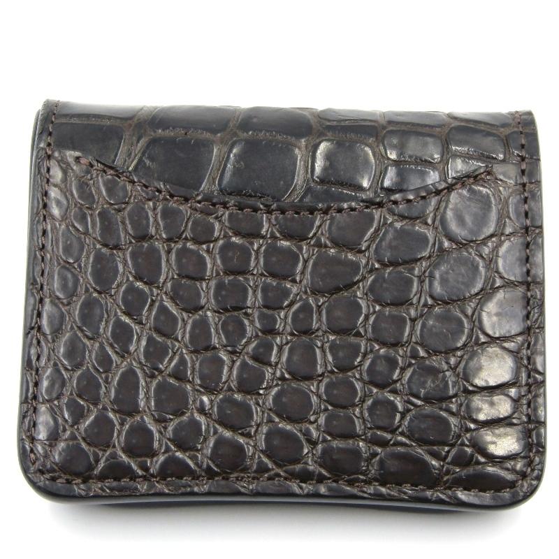 WILDSWANS 未使用 ワイルドスワンズ ミニ財布 クロコ PALM