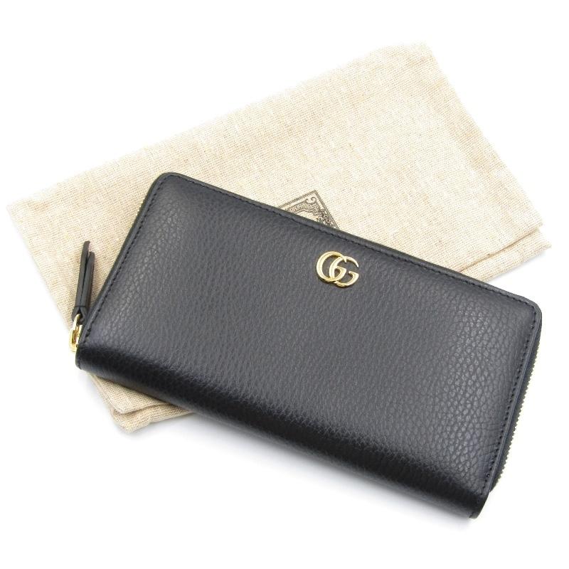 GUCCI 未使用 グッチ 長財布 456117 CAO0G 1000 GGマーモント ジップ