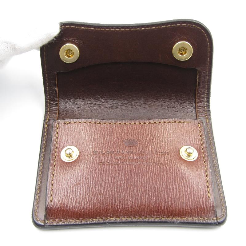 ワイルドスワンズ　タング　クロコ　チョコ　小銭入れ WILD SWANS（ワイルドスワンズ）TONGUE（タング）マルチコイン