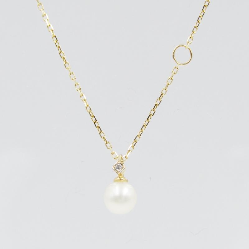 美品 NOJESS ノジェス ネックレス K10 30112115023 ダイヤ 0.005ct  