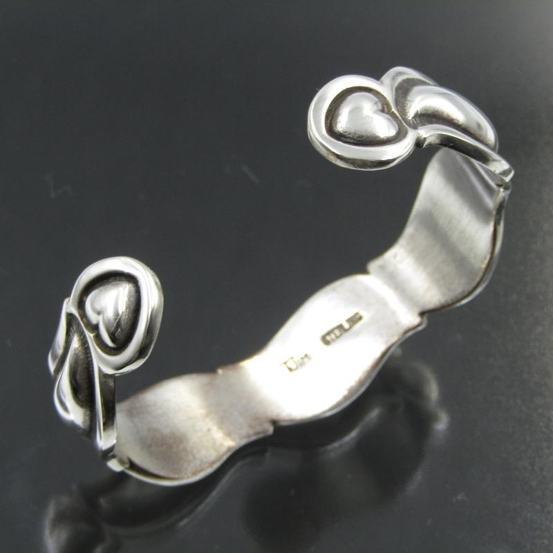 Thomas Jim ナバホ族 バングル スタンプ トーマスジム S字 バンプ