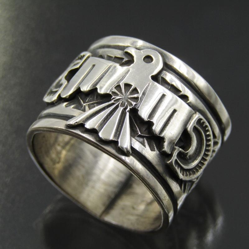 Sunshine Reeves ナバホ族 リング サンダーバード サンシャイン