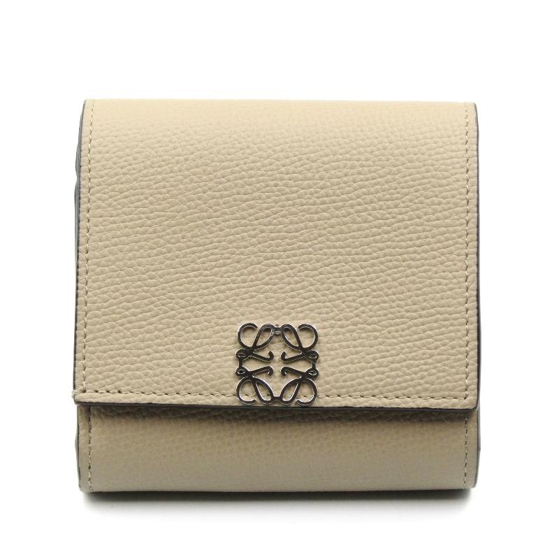 LOEWE ロエベ 二つ折り財布 アナグラム コンパクト フラップ LOEWE ロエベ 二つ折り財布 アナグラム コンパクト フラップ