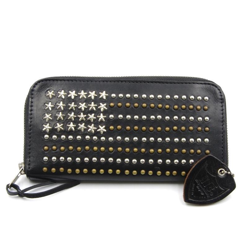HTC 美品 エイチティーシー 長財布 Zipper Long Wallet #US Flag HTC 美品 エイチティーシー 長財布 Zipper Long Wallet #US Flag