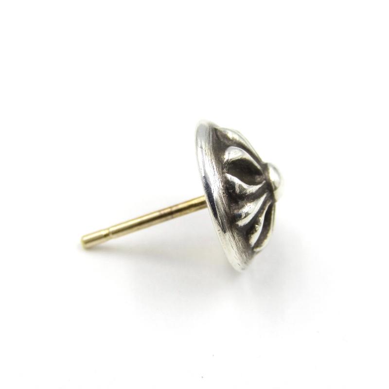 正規品　クロムハーツ　クロスボールスタッドピアス　シルバー925 クロムハーツ（Chrome Hearts）ピアス クロスボール スタッド