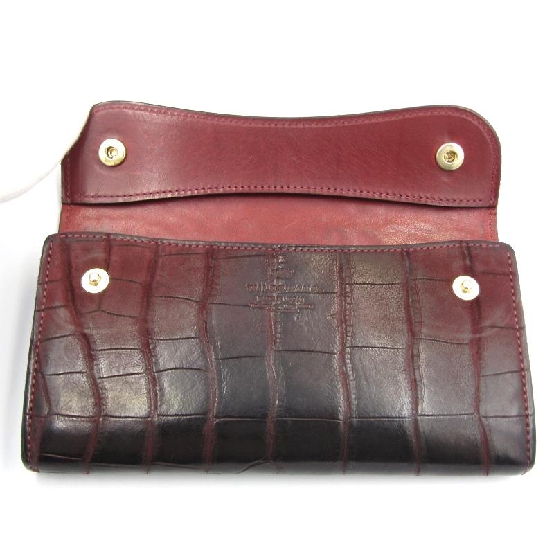 WILDSWANS ワイルドスワンズ 長財布 K4 クロコ WAVE ヌバック WILDSWANS ワイルドスワンズ 長財布 K4 クロコ WAVE ヌバック