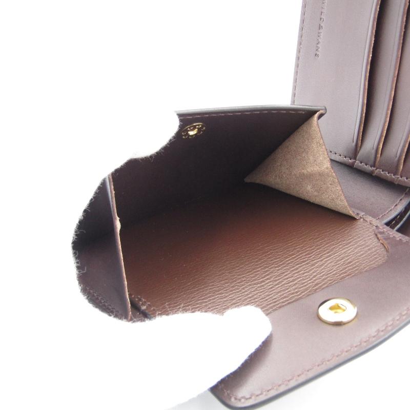 WILDSWANS 未使用 ワイルドスワンズ 二つ折り財布 クロコ