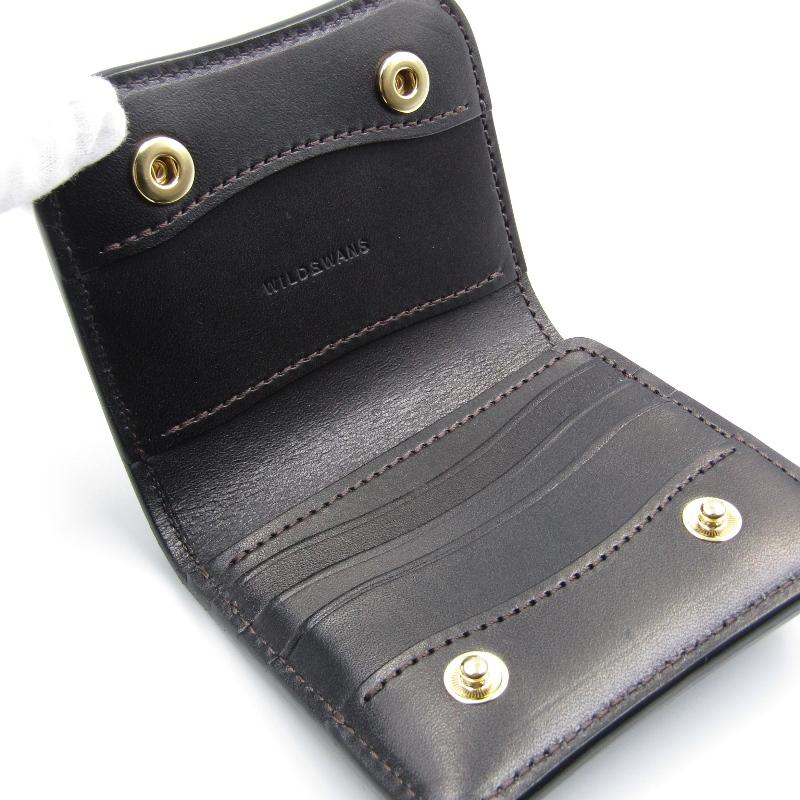 WILDSWANS 美品 ワイルドスワンズ ミニ財布 シェルコードバン WILDSWANS 美品 ワイルドスワンズ ミニ財布 シェルコードバン