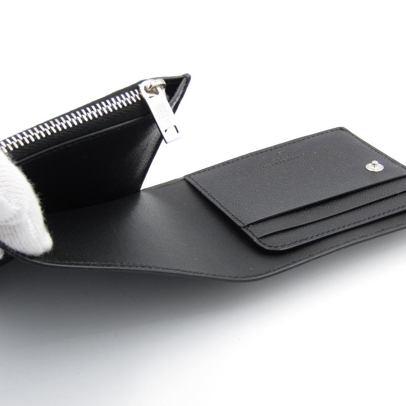 小物 Saint Laurent 556268 BTY7N 1000 SAINT LAURENT サンローラン カードケース 名刺入れ ブラック